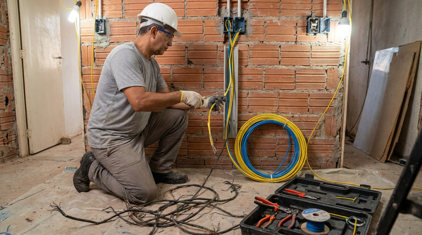 Adequação de Fiação em Londrina‑PR