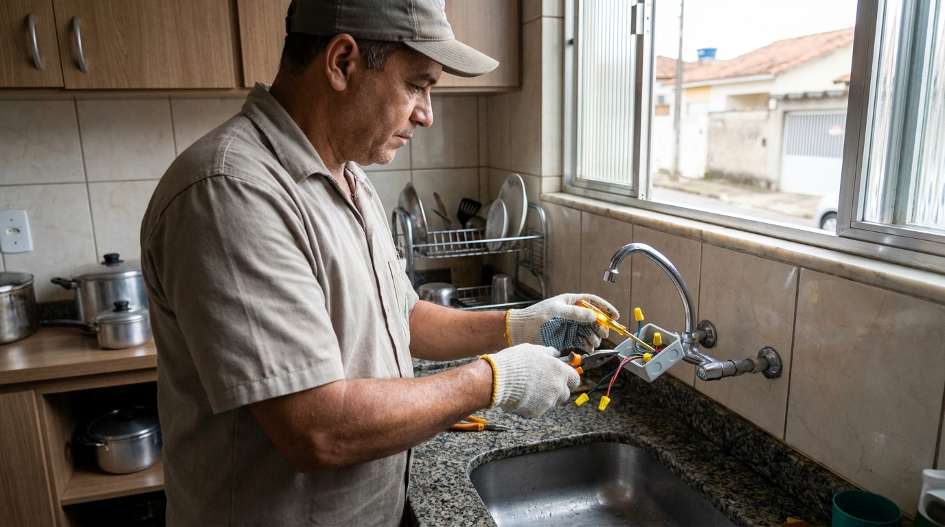 Adequação de Ponto Elétrico em Londrina‑PR
