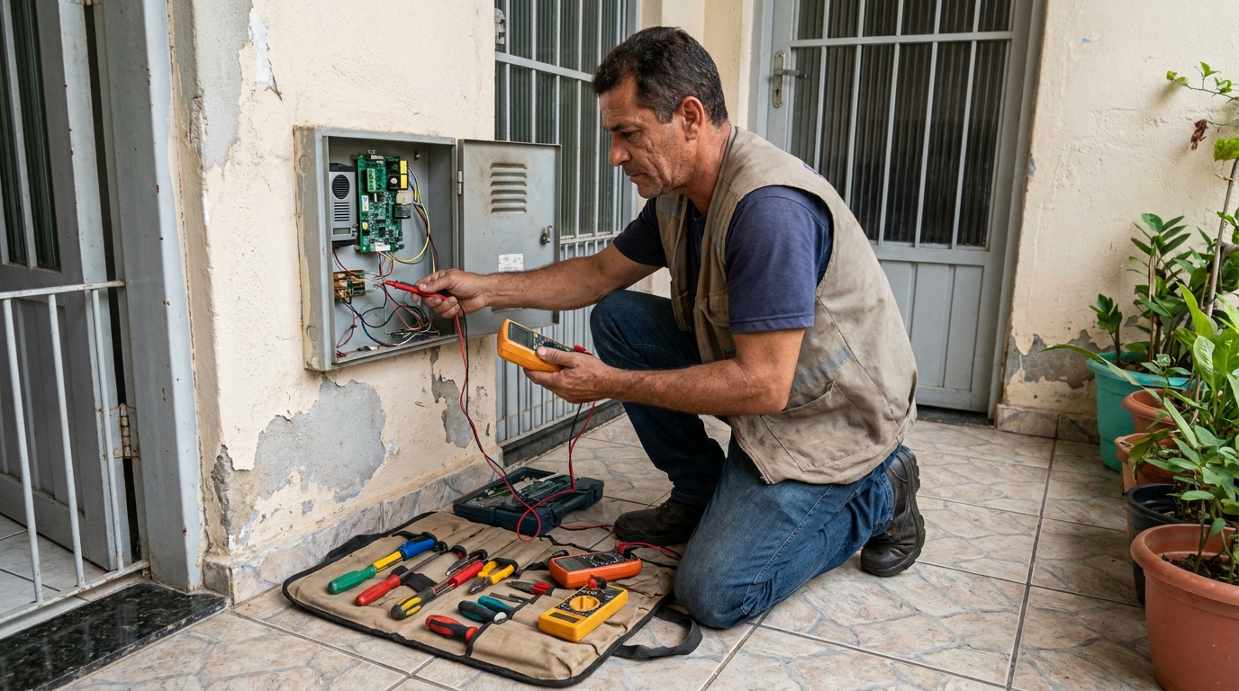 Troca de Fiação de Interfone em Londrina‑PR